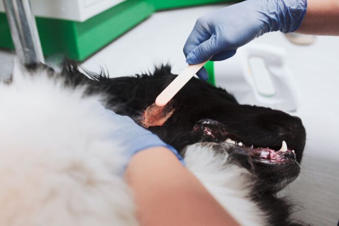 lesione cutanea trattamento dermatologico phovia veterinario torino