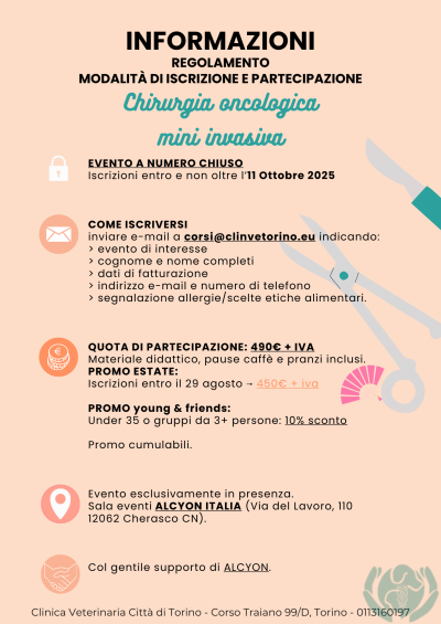 CHIRURGIA_MINI_INVASIVA_ONCOLOGICA_FORMAZIONE_VETERINARIA_DR. COLLIVIGNARELLI_2025_ALCYON_CLINVETORINO_PROMO ESTATE (5)
