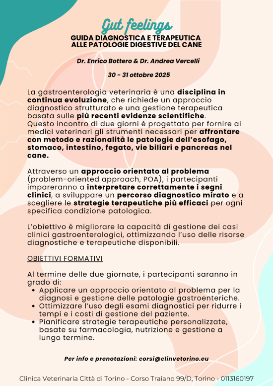 gut fellings - formazione - medicina interna - bottero-vercelli - veterinario - torino - alcyon (3)